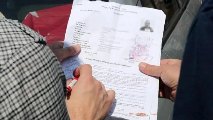 Sahte izin belgesi ile seyahate polis engeli