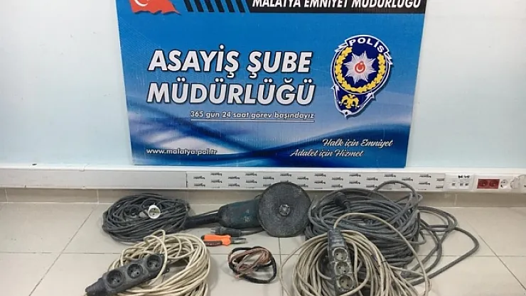 Hırsız polis kovalamacası sonucu yakalandı