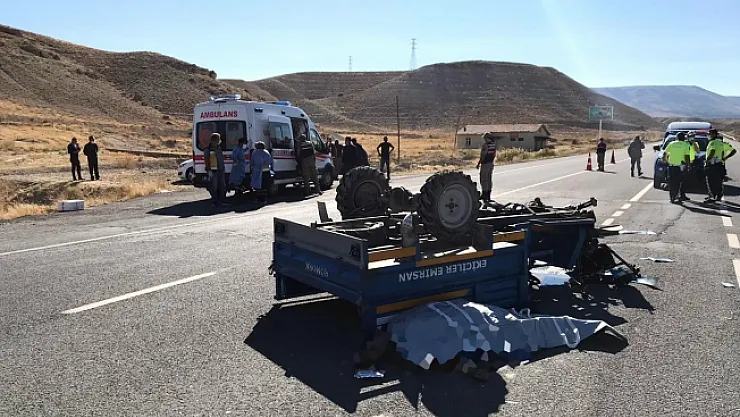 Malatya'da korkunç kaza! Çapa motoru devrildi: 1 ölü, 2 yaralı!