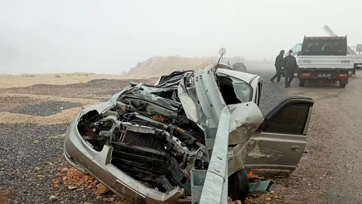 Akçadağ'da feci kaza! Ölümün kıyısından döndüler