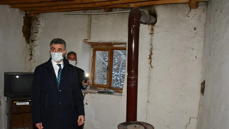 Vali Baruş uyardı! hasarlı evlere girmeyin