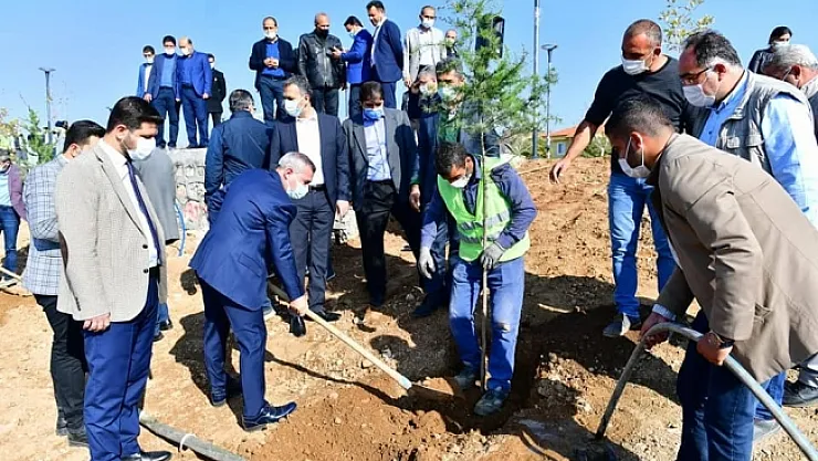 Yeşilyurt'tan projeye destek: Bin 444 adet fidan