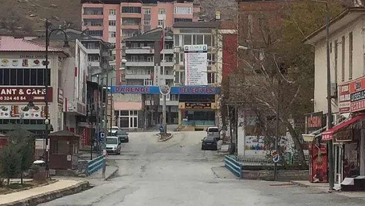 Darende'de sokağa çıkma kısıtlamasına uyuluyor