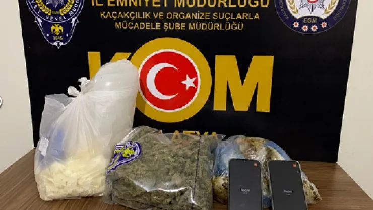 Malatya'da peynir bidonunda esrar sevkiyatına darbe!