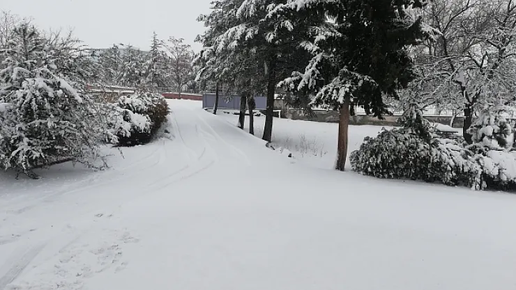 Arguvan'da kar etkili oluyor