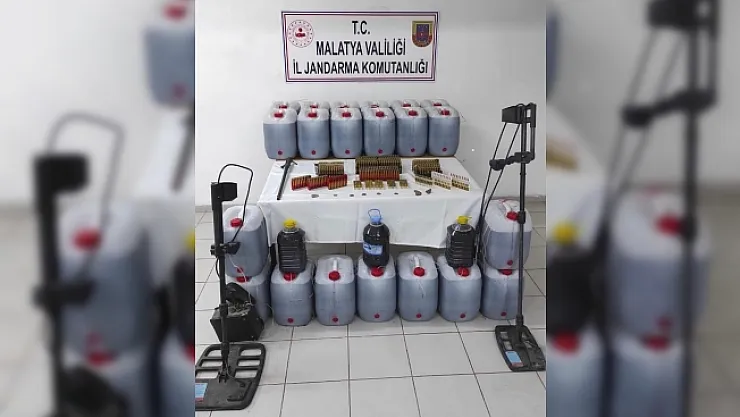 Malatya'da sahte içki operasyonu: 481 litre ele geçti