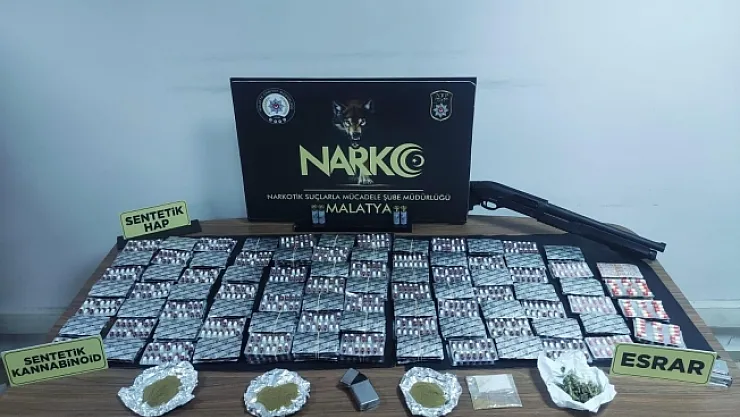 Malatya'da uyuşturucu operasyonu: 14 gözaltı