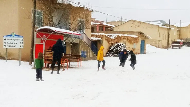 Malatya'nın bazı ilçelerinde kar yağışı etkili oldu!
