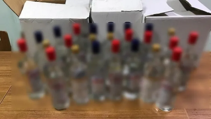 Malatya'da sahte alkol imalathanesine baskın