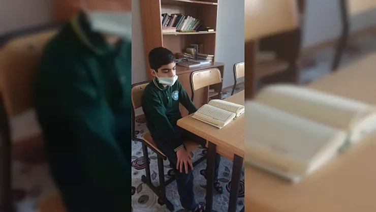 Kur'an-ı Kerim'i güzel okuma birincisi Darende'den