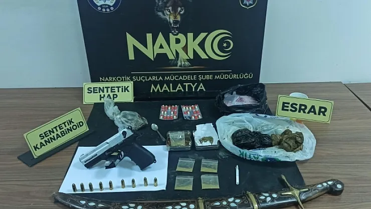 Malatya'da 'torbacı' operasyonu: 3 tutuklama