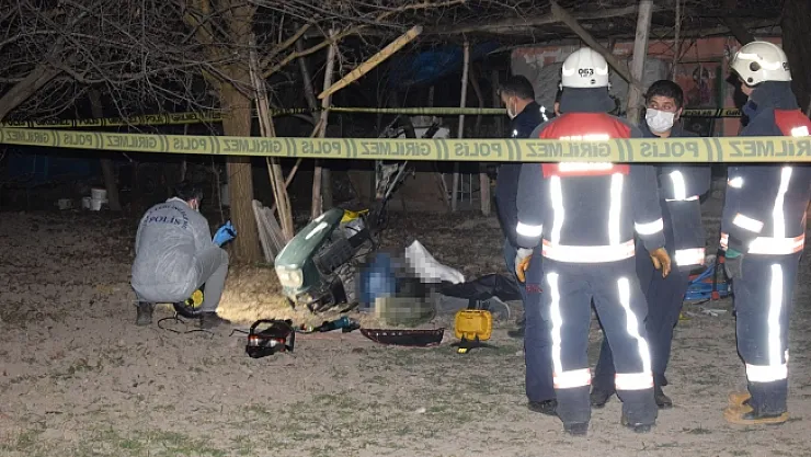 Çapa makinesine kapılarak can verdi!