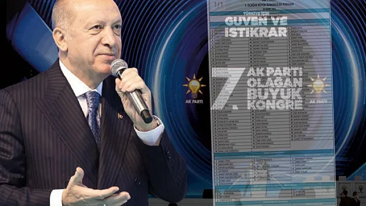 İşte AK Parti'nin yeni MKYK listesi!