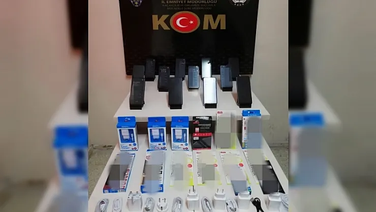 Malatya'da kaçak cep telefonu operasyonu! 1 gözaltı