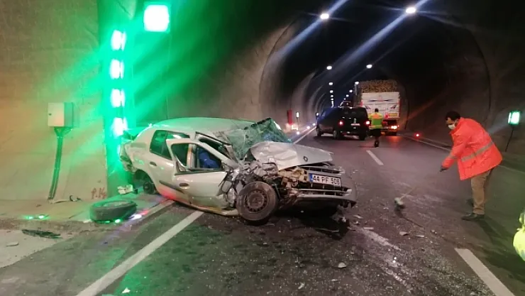 Malatya yolunda feci kaza: 1 yaralı!