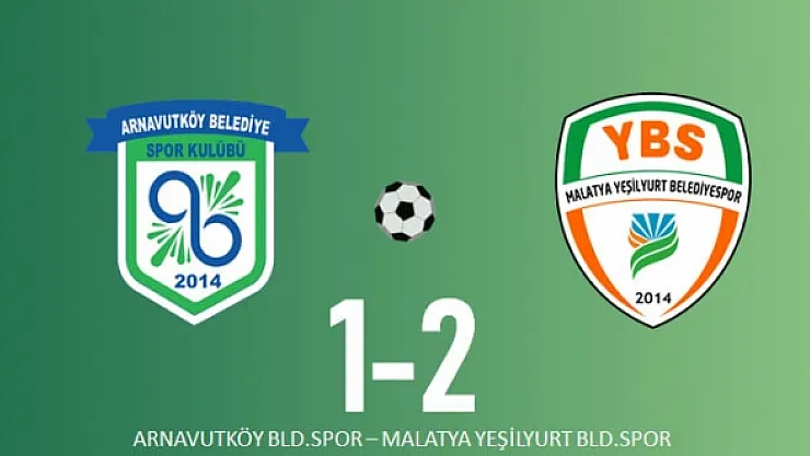 Yeşilyurt, İstanbul'dan 3 puanla dönüyor: 1-2