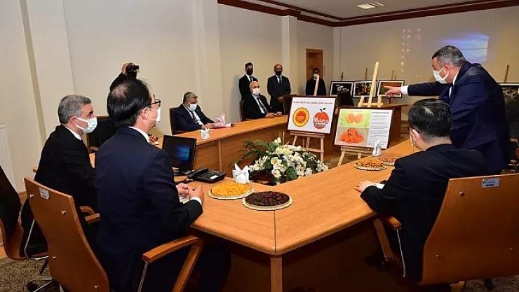 Büyükelçi Lee'ye kayısının tanıtımı yapıldı