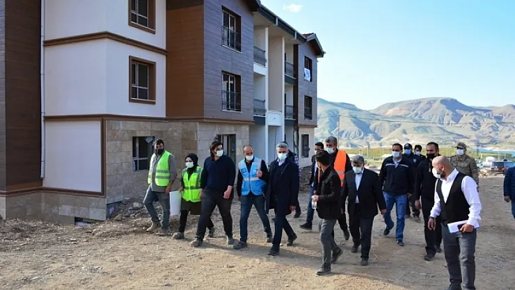 Deprem konutları tamamlanıyor