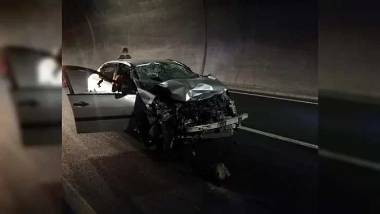 Erkenek Tüneli'nde feci kaza: 1 ölü