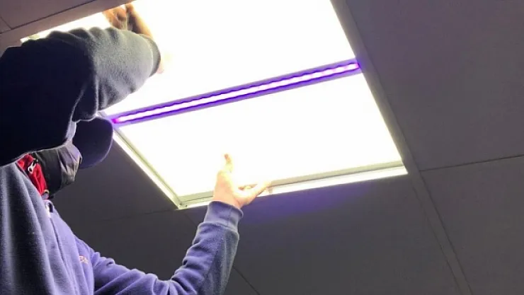 Korona virüse karşı nano ışık sistemi! Havada asılı kalan ve yüzeye yapışan virüsleri yok ediyor!