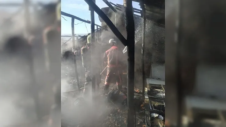 Malatya'da çatı yangını! Neyse ki ucuz atlatıldı…