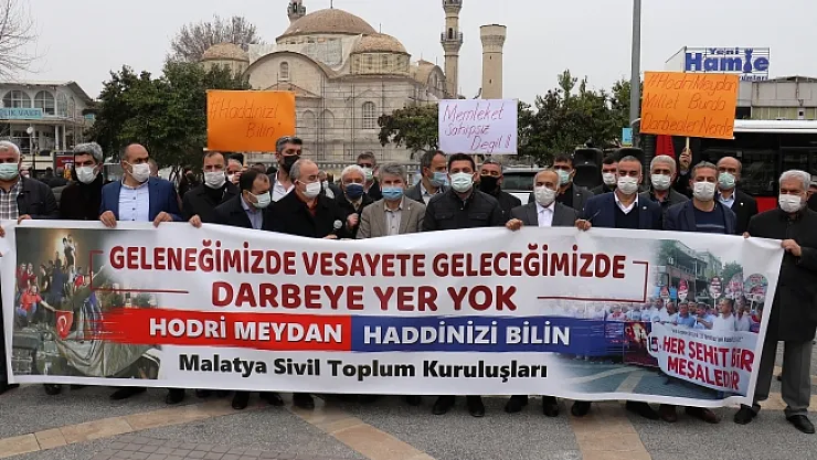 Malatya'da STK'lardan amirallerin bildirisine ortak tepki