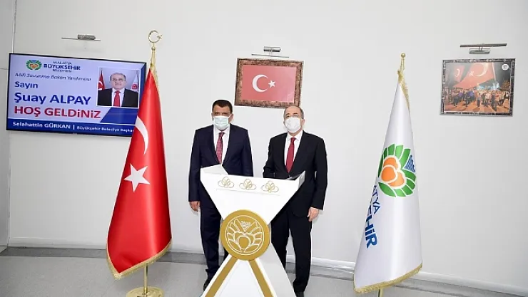 Milli Savunma Bakan Yardımcısı Alpay, Başkan Gürkan'ı ziyaret etti 