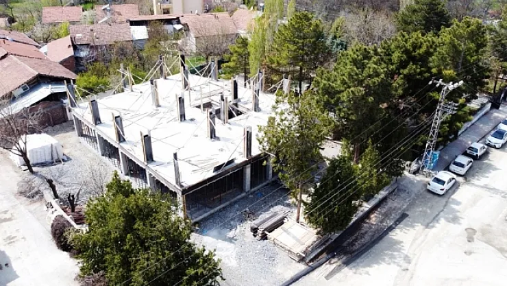 Orduzu Gençlik Merkezi'nde inşaat çalışmaları yeniden başladı