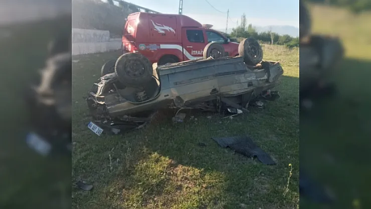 Otomobil takla attı! 1 ölü