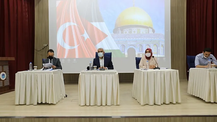 Battalgazi Belediye meclisi İsrail zulmünü kınadı