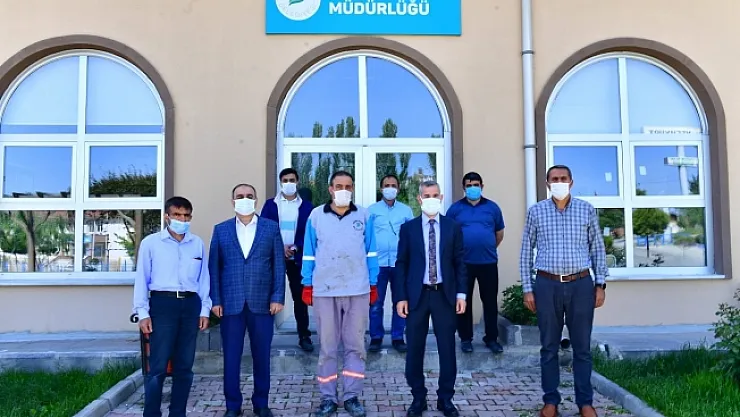 Çınar, temizlik personelleriyle bir araya geldi