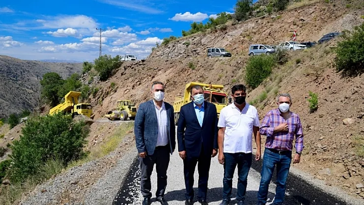 Akça Mahallesi asfalt yolla tanıştı