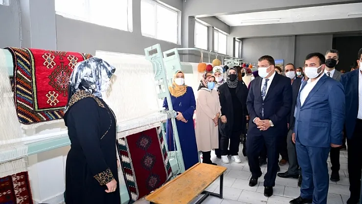 Gürkan'dan girişimci kadın kooperatifine ziyaret