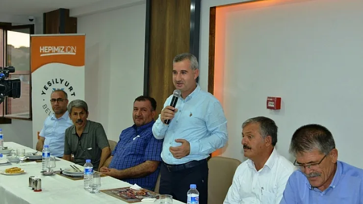 Başkan Çınar, muhtarları ağırladı