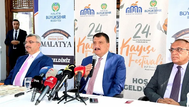 Başkan Gürkan'dan kayısı festivali açıklaması