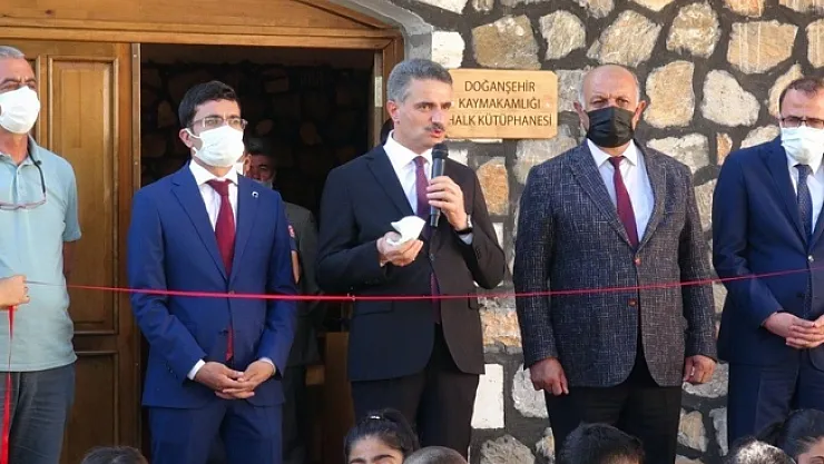 Doğanşehir yeni kütüphanesine kavuştu