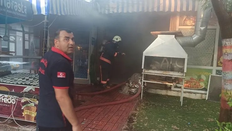 Malatya'da restoranda çıkan yangın korkuttu