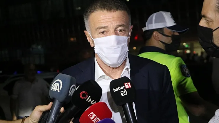 Başkan Ağaoğlu: Trabzon'un mücadelesi şampiyonluk mücadelesi