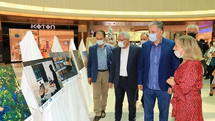 Battalgazi'de dereceye giren resimler sergilendi