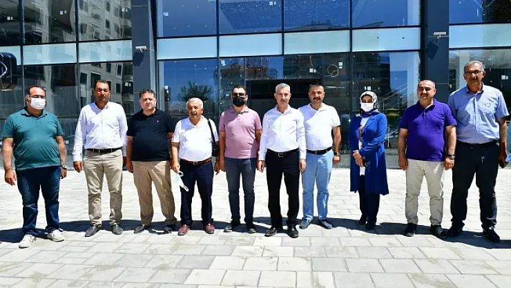 Çilesiz semt pazarı ve yaşam merkezi inşaat alanında çalışmalar yoğunlaştı