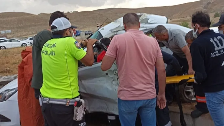 Darende'de Kaza! Baba ve kızı ölümden döndü…