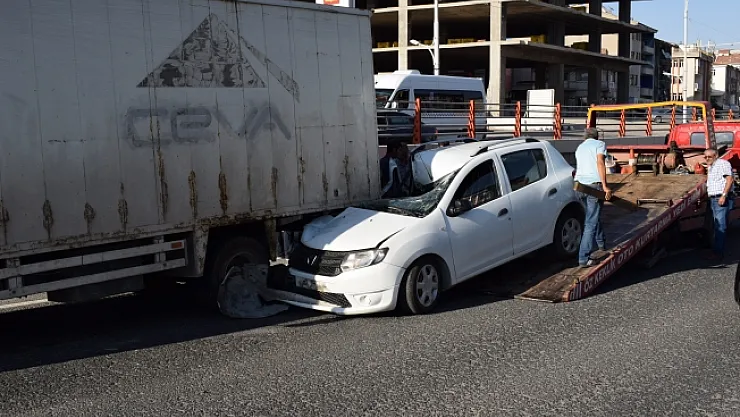 Malatya'da trafiği felç eden zincirleme kaza: 1 yaralı