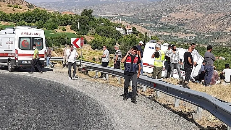 Pütürge'de feci kaza!: 2 ölü, 1 yaralı