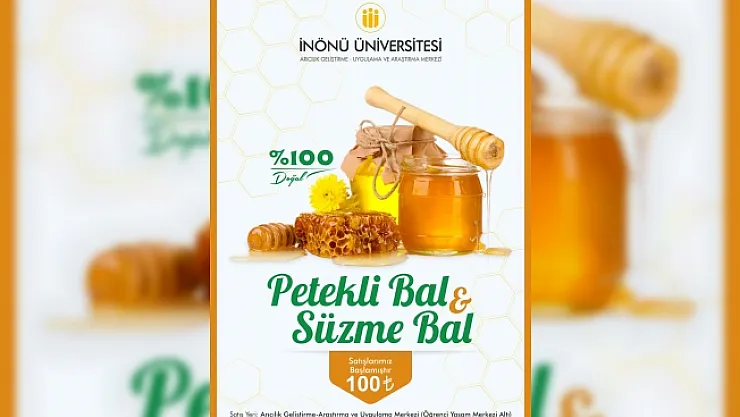 Üniversite, ürettiği balı satışa çıkardı