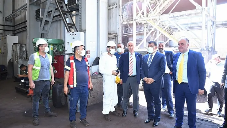 Başkan Gürkan'dan maden ziyereti!