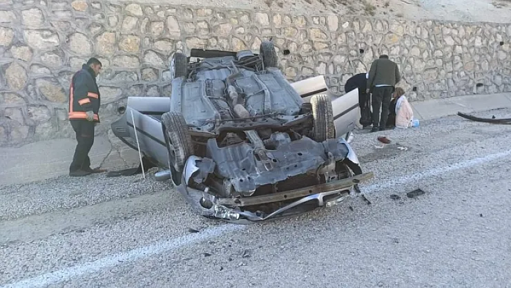 Darende'de trafik kazası: 3 yaralı