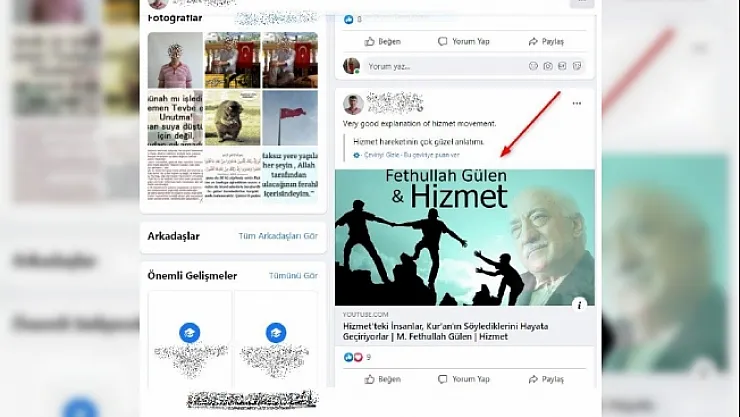 FETÖ propagandası yapan şahsın firari sanık olduğu ortaya çıktı