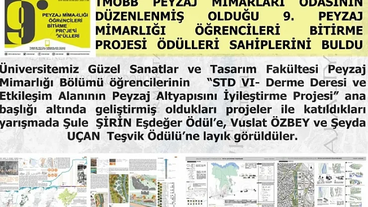 İnönü Üniversitesi'ne 2 ödül