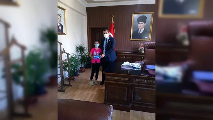 Kaymakam Böçkün'den il birincisine hediye!