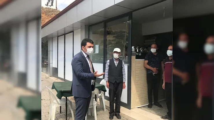 Kaymakam Gilan'dan esnaflara pandemi kuralları denetimi